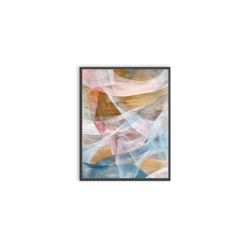 51”x63” Framed Modern Abstract #6