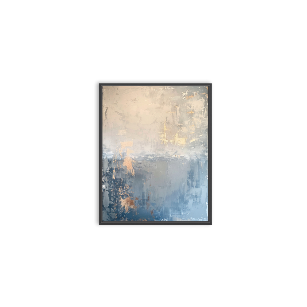 51”x63” Framed Modern Abstract #10