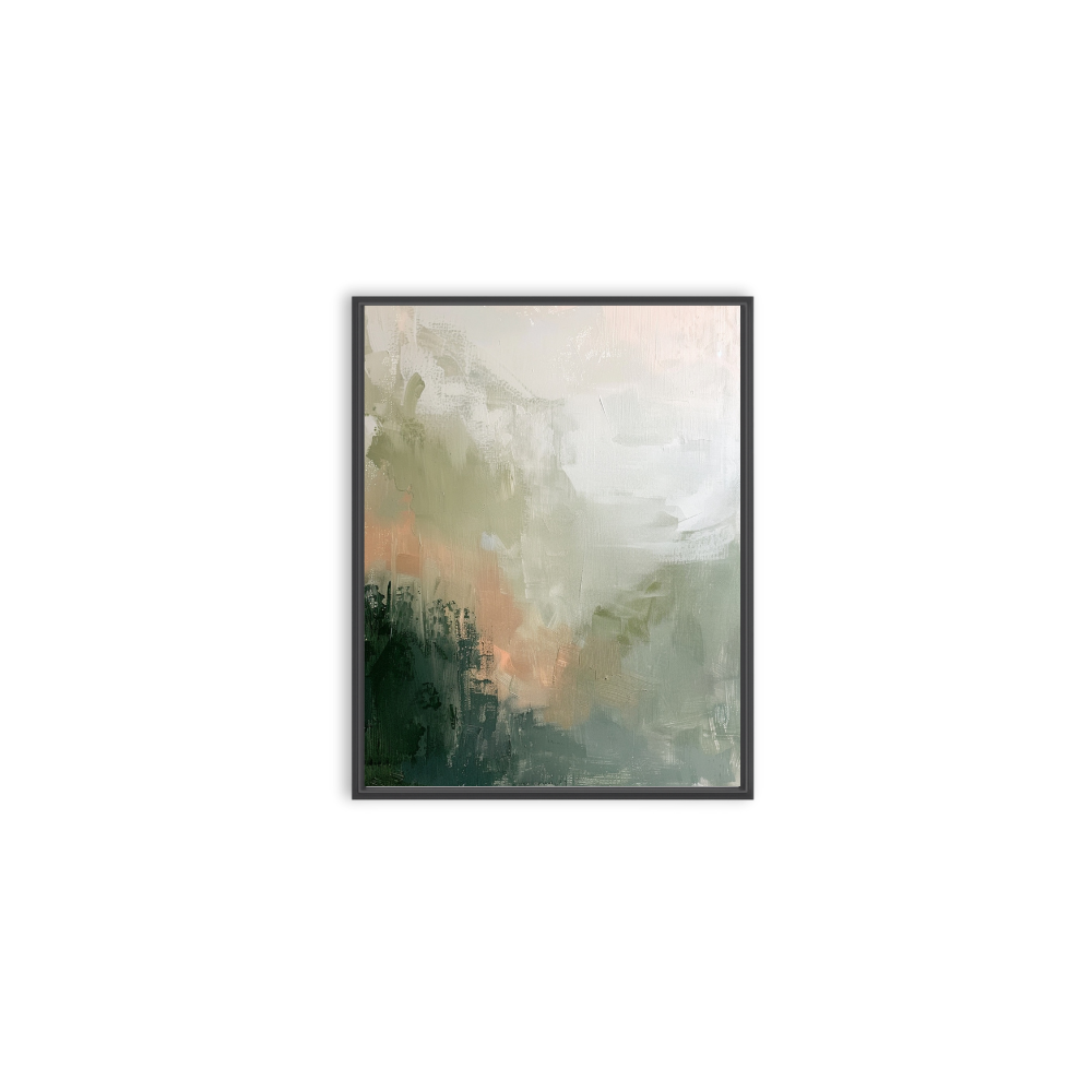 51”x63” Framed Modern Abstract #7